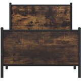  Metalni okvir kreveta bez madraca boja hrasta 90x190 cm | Eponuda.ba