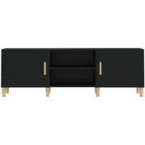 TV ormarić crni 150 x 30 x 50 cm od konstruiranog drva | shoptok.hr