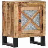  Noćni ormarić 40 x 30 x 50 cm od masivnog drva manga Smeđa Cijene