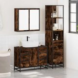  3-dijelni set kupaonskog namještaja boja hrasta drveni | shoptok.hr