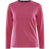 Craft ADV ESSENCE LS TEE W Ženska funkcionalna majica, ružičasta, veličina