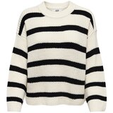 JDY Pulover kremna / črna | Shoptok.si