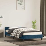  Okvir za krevet bez madraca tamnoplavi 100x200 cm baršunasti | shoptok.hr