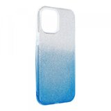  Silikonski ovitek z bleščicami Bling 2v1 za Samsung Galaxy A03s A037 - srebrno modre | Shoptok.si