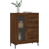  Komoda boja smeđeg hrasta 69 5x34x90 cm od konstruiranog drva | shoptok.hr
