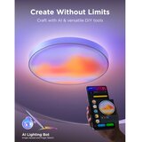 GOVEE LED RGBICWW prigu&amp;scaron;iva plafonsko LED svetlo/55W/230V prečnik 53 cm Matter Wi-Fi Slike