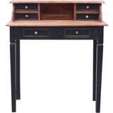  Pisaći stol s ladicama 90 x 50 x 101 cm masivno obnovljeno drvo | shoptok.hr