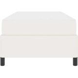  Konstrukcija postelje z vzmetnico krema 100 x 200 cm blago, (5000141926) | Shoptok.si
