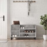 Ormarić za cipele boja betona 102x36x60 cm konstruirano drvo | shoptok.hr