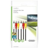 CVGP24300BK50 Kabl 3xRCA muski - 3xRCA muski 5m