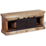 TV Ormarić s 2 Klizna Vrata Masivno Mango Drvo 110x30x45 cm | Eponuda.com