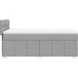  Okvir kreveta s oprugama i madrac svjetlosivi 90x200cm tkanina | shoptok.hr