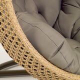 Kave Home Plastična viseća vrtna fotelja u prirodnoj boji Cira – | shoptok.hr