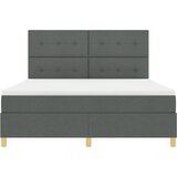  Krevet s opruga kutije Tamno siva 180 x 200 cm tkanina | shoptok.hr