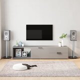 vidaXL Stojalo za zvočnik 2 kosa črno srebrno kaljeno steklo 2 stebra | Shoptok.si