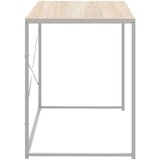 vidaXL Stol za računalo bijeli i boja hrasta 110x60x70 cm od iverice | shoptok.hr