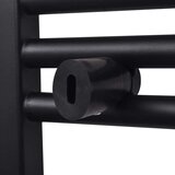 vidaXL kupaonski radijator za centralno grijanje crni ravni 500 x 1160 mm | shoptok.hr