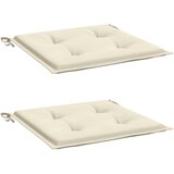  Jastuci za vrtne stolice 2 kom krem 50x50x4 cm tkanina Oxford | shoptok.hr