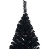  Umjetno predsvijetljeno božićno drvce Crna 180 cm PVC | Eponuda.com