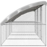  Kućica za pse s pohranom 3 pcs Srebrno 6 x 2 x 2 m Čelik | shoptok.hr