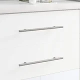 za ormar 2 pcs Srebrno 300 mm Nehrđajući čelik