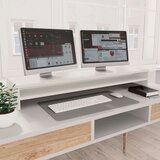  Za monitor bijeli 100 x 24 x 13 cm od iverice | shoptok.hr