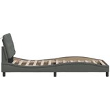 vidaXL Okvir za krevet bez madraca tamnosivi 90x200 cm od tkanine | shoptok.hr