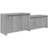 vidaXL TV omarica siva sonoma 146,5x35x50 cm iverna plošča | Shoptok.si