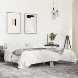 vidaXL Posteljni okvir siva sonoma 160x200 cm inž. les in kovina, (21151962) | Shoptok.si