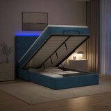  Krevet od pjene s madracem i LED-om Tamno plava 120 x 190 cm | shoptok.hr
