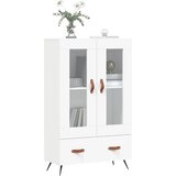  Visoka komoda bijela 69,5 x 31 x 115 cm od konstruiranog drva | shoptok.hr