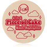 2 In 1 Piece Of Cake rumenilo s highlighterom nijansa Perfect Pear 12.1 g