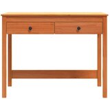  Stol s ladicama Max smeđa 100 x 50 x 78 cm Čvrsto borovo drvo | shoptok.hr