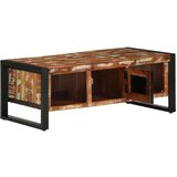 vidaXL Klubska mizica večbarvna 90x50x36 cm trden predelan les | Shoptok.si