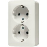 Jung SCHUKO vtičnica 2-kanalna 16A 250V 6020 A, (20859566) | Shoptok.si