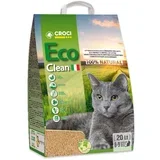 Eco Clean mačji pesek - Varčno pakiranje: 2 x 20 l (pribl. 16.4 kg)