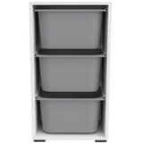 Hanah home višenamenska polica bronz 3D white grey | ePonuda.com
