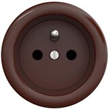  Kliklap - Retro zidna utičnica bez okvira 230V braon | Eponuda.com