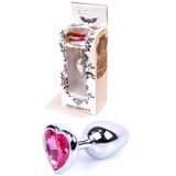 Metalna analna kupa sa cirkonom u obliku srca 64 00044 u