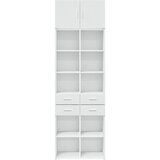 Ormarić za pohranu bijeli 70 x 42,5 x 225 cm konstruirano drvo | shoptok.hr