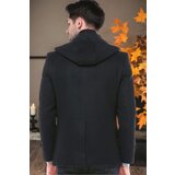 Dewberry PLT8379 MEN'S COAT-LIGHT BLACK | Shoptok.si