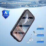 ShellBox Vodootporna IP68 360° MagSafe maska za iPhone 16 – Crna | shoptok.hr