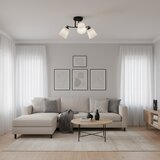  plafonski luster pafos 3xE27/15W/230V, crni | Eponuda.com