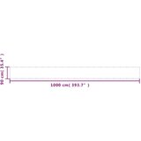  Balkonsko platno modro 90x1000 cm 100 % poliestrski oxford | Shoptok.si