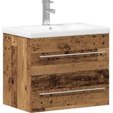  Kupaonski ormarić za sudoper s ladicama Zidne 2 pcs Staro drvo | shoptok.hr