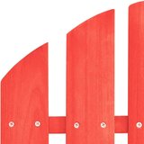  Stolica Adirondack od masivne jelovine crvena | shoptok.hr