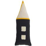 Kave Home Črno-beljasti otroška okrasna blazina iz organskega bombaža Nisi, 13 x 35 cm Cene