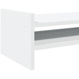  Stalak za monitor bijeli 100x27x20 cm od konstruiranog drva | shoptok.hr