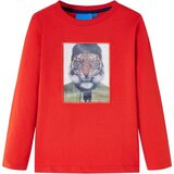  Dječja majica dugih rukava crvena 104 | shoptok.hr