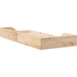  Krevet s daskama Smeđa 90 x 210 cm Čvrsta borova drva | shoptok.hr